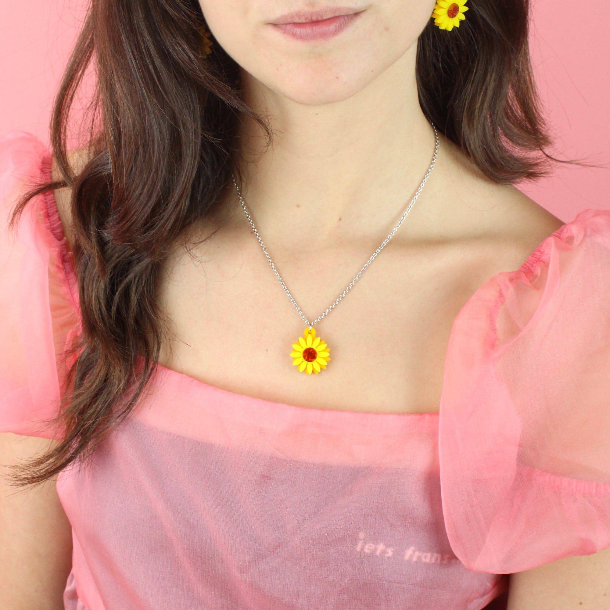Sunflower Necklace - Image 2