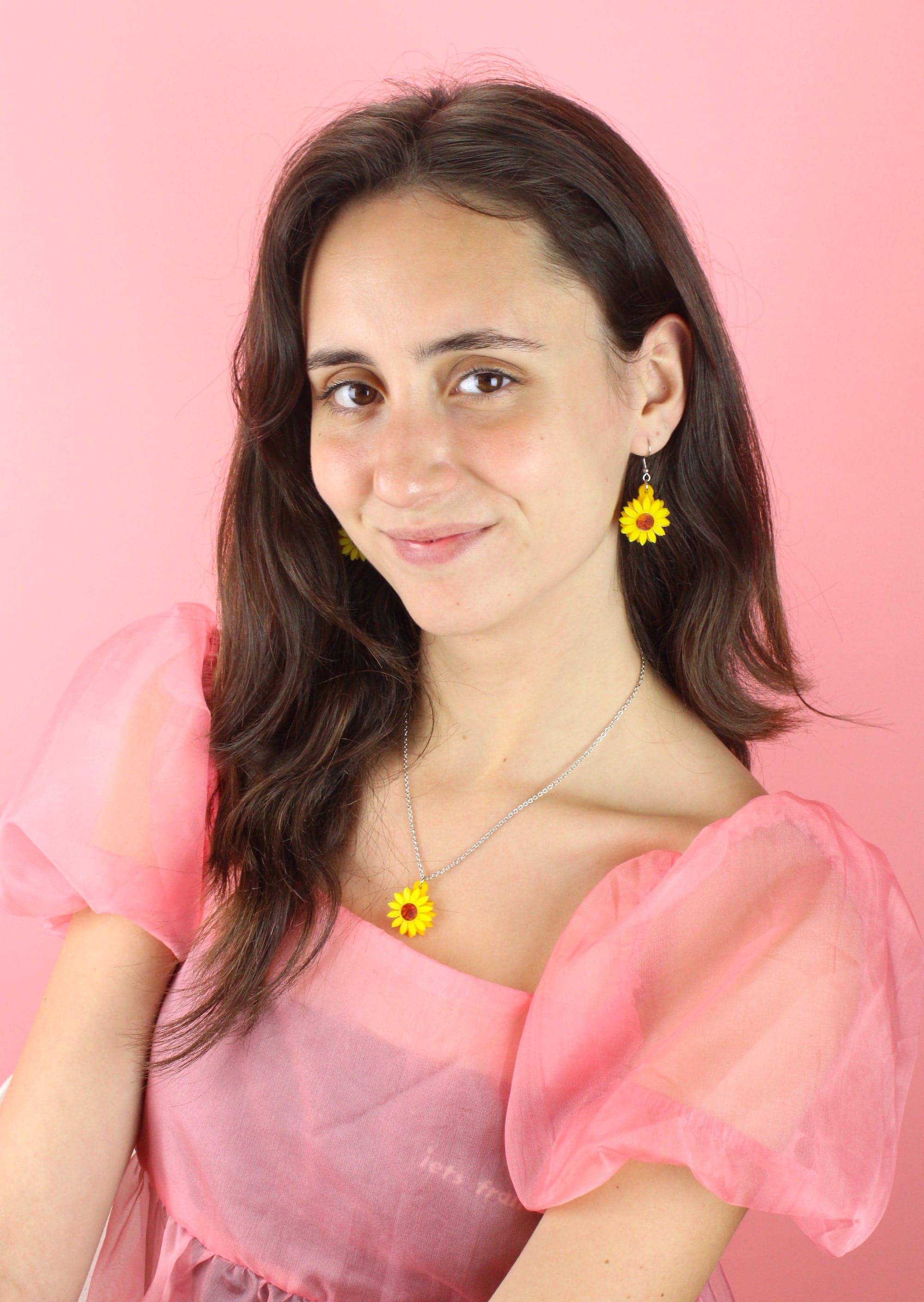 Sunflower Necklace - Image 4