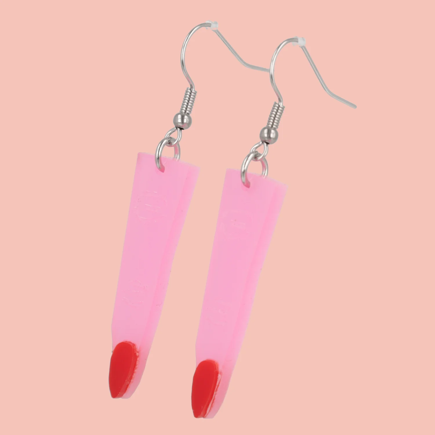 The Good Witch Fingers Earrings (Pink) (Glow In The Dark) - Image 4