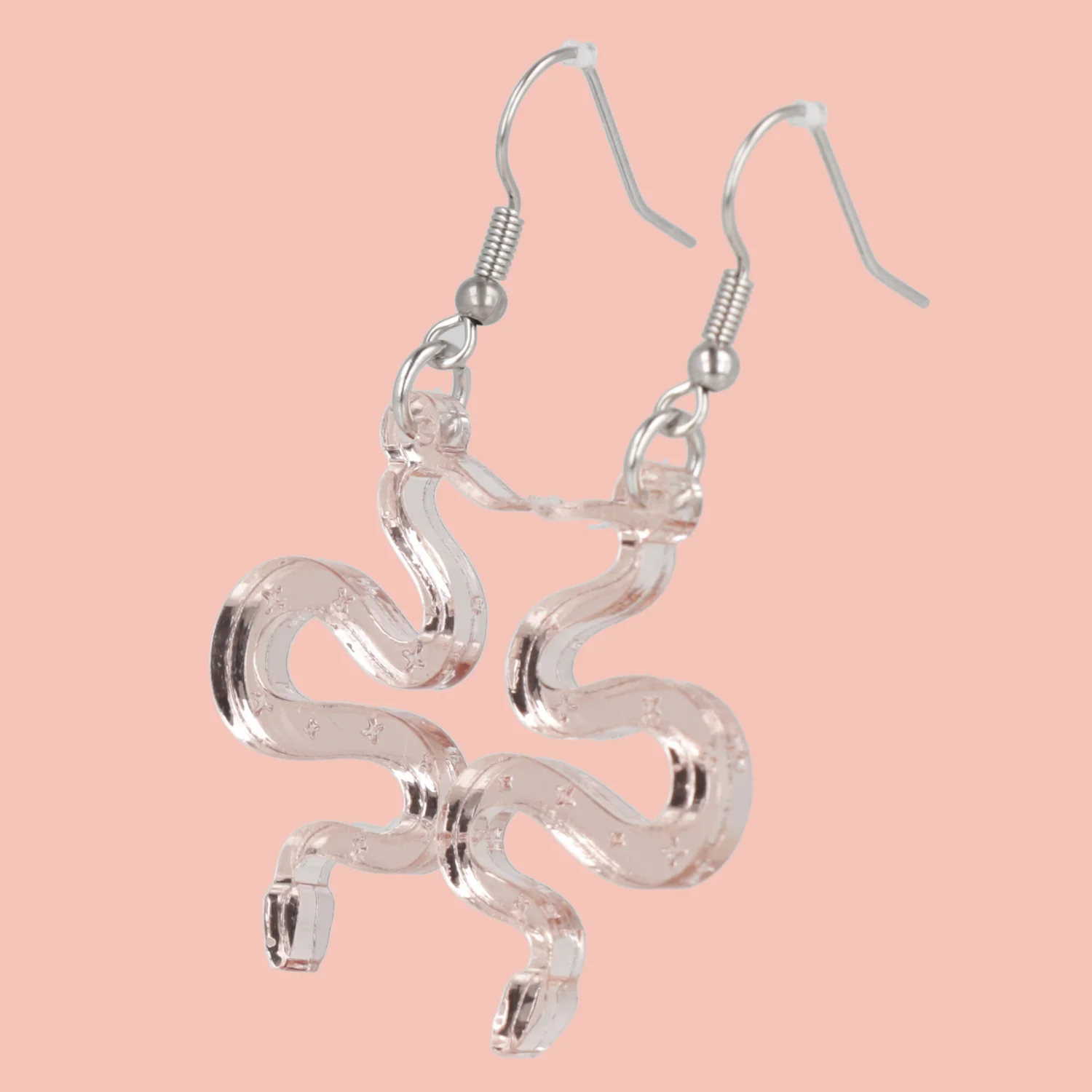There's a Snake in My Boot Rose Gold Earrings - Image 4