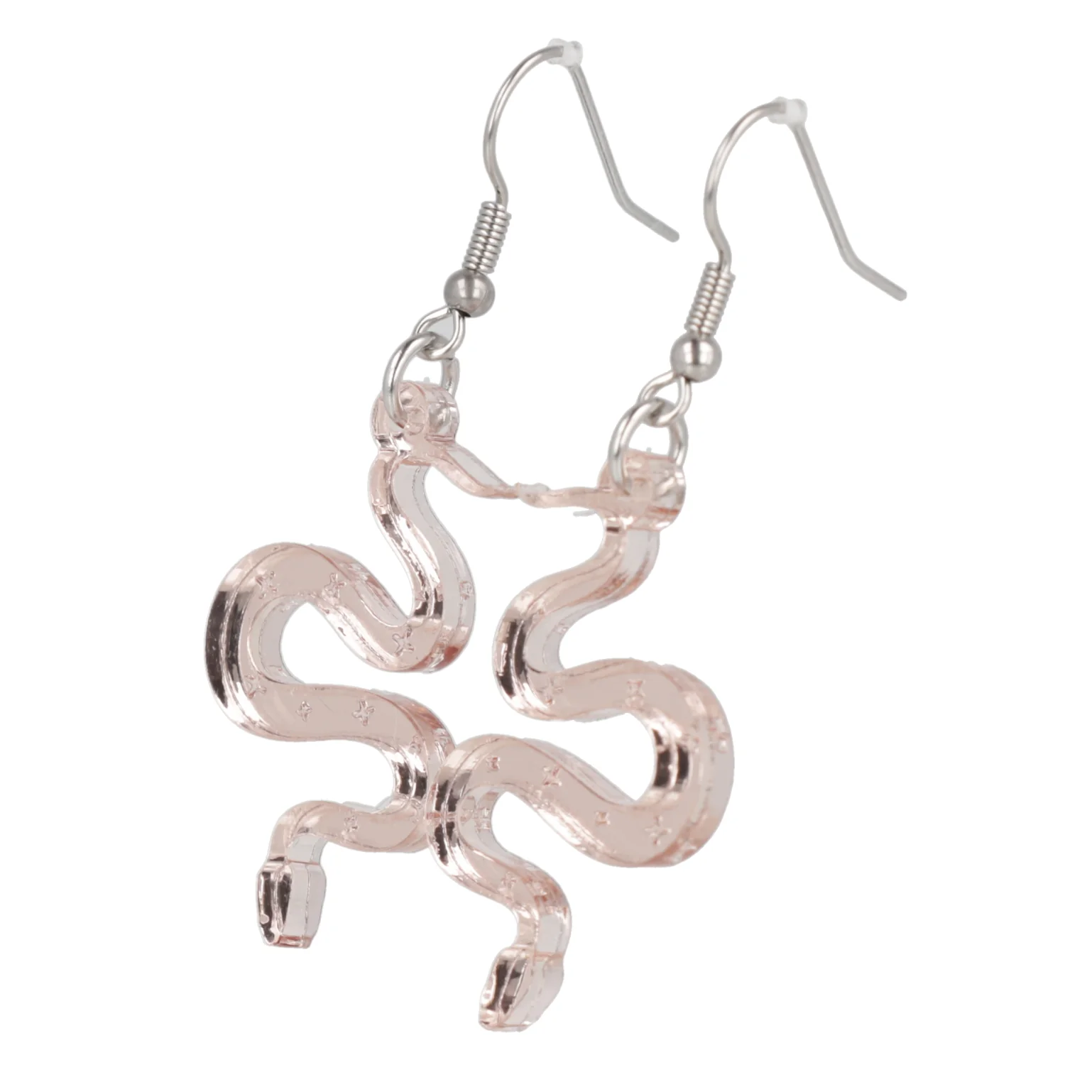 There's a Snake in My Boot Rose Gold Earrings - Image 6