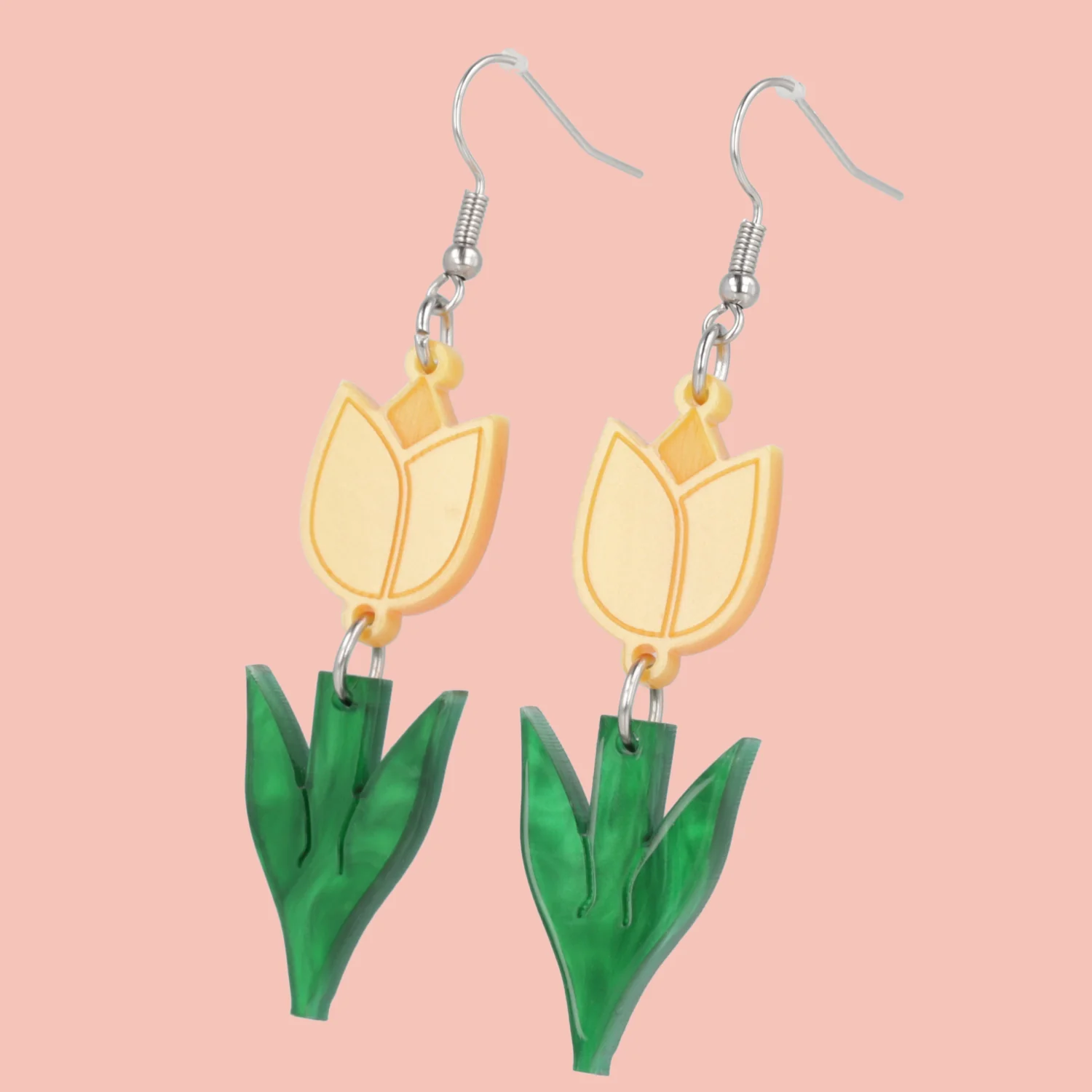 Tiptoe Through the Tulips Earrings (Orange) - Image 4