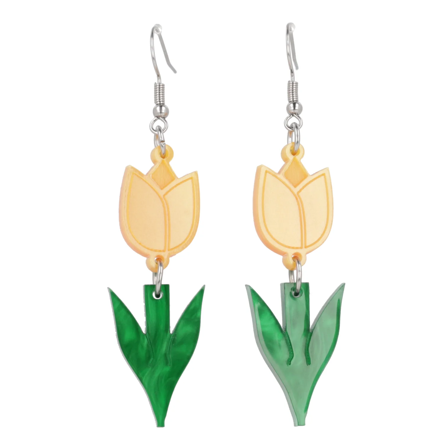 Tiptoe Through the Tulips Earrings (Orange) - Image 5