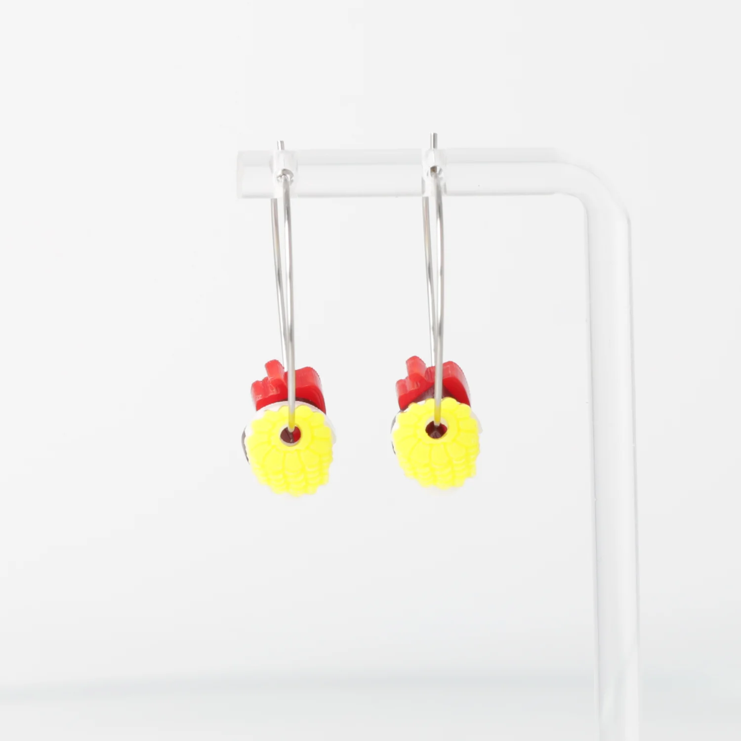Veggie Kebab Hoop Earrings - Image 6