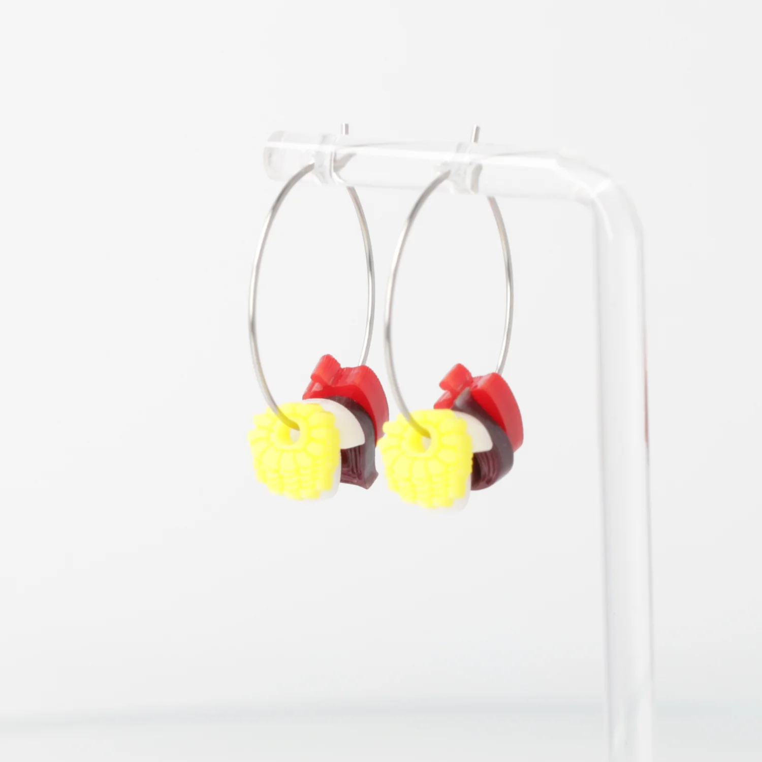 Veggie Kebab Hoop Earrings - Image 8