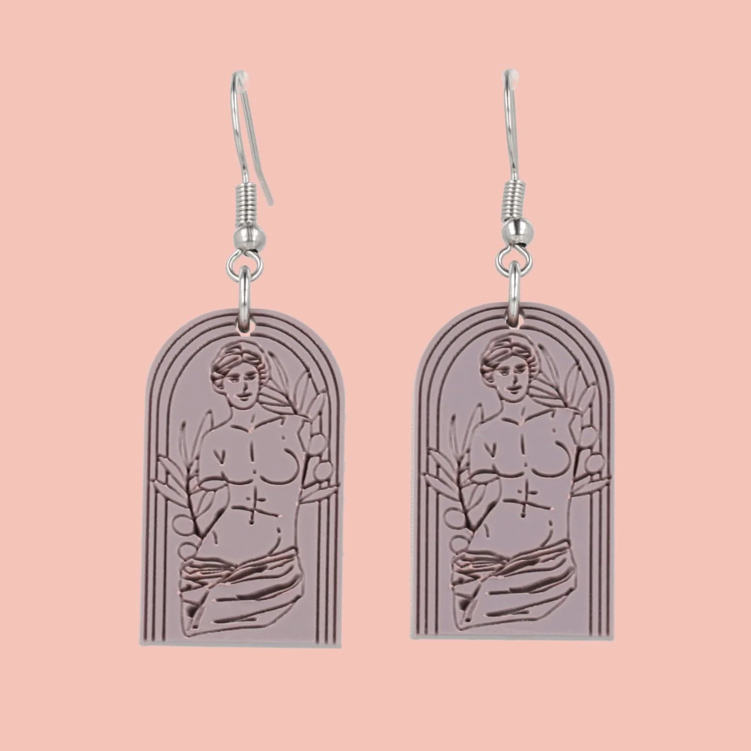Venus De Milo Earrings - Lavender - Image 2