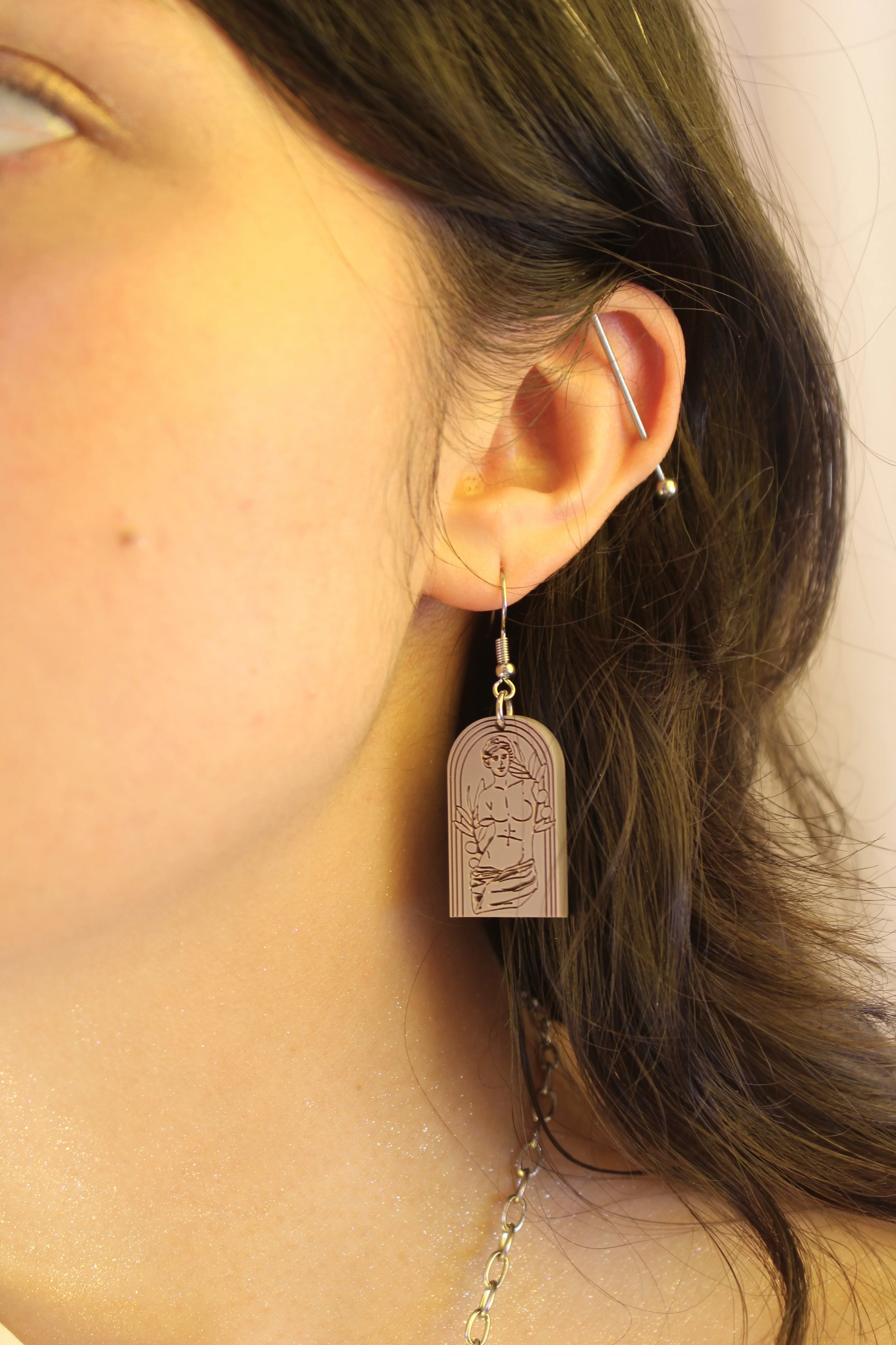 Venus De Milo Earrings - Lavender - Image 3