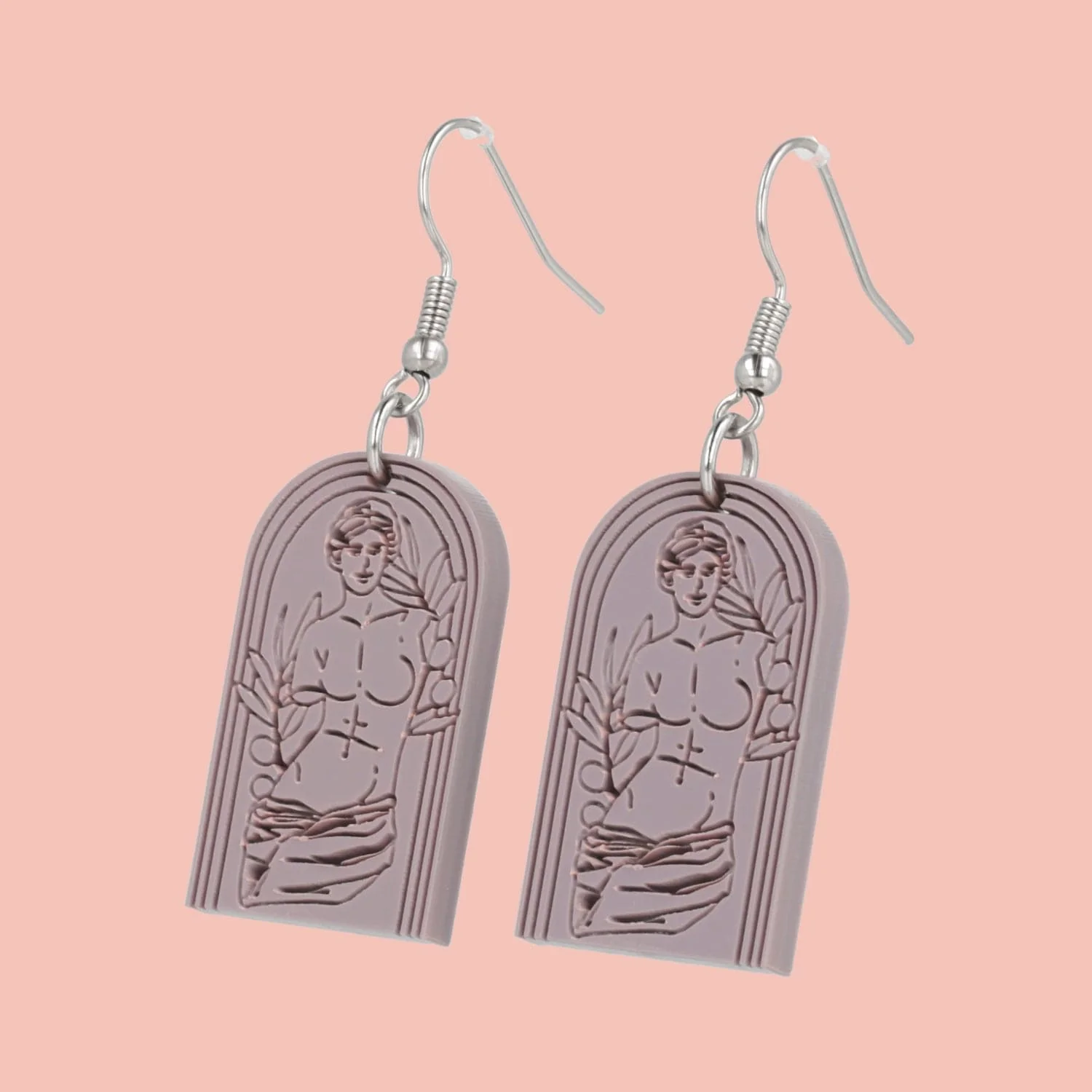 Venus De Milo Earrings - Lavender - Image 4