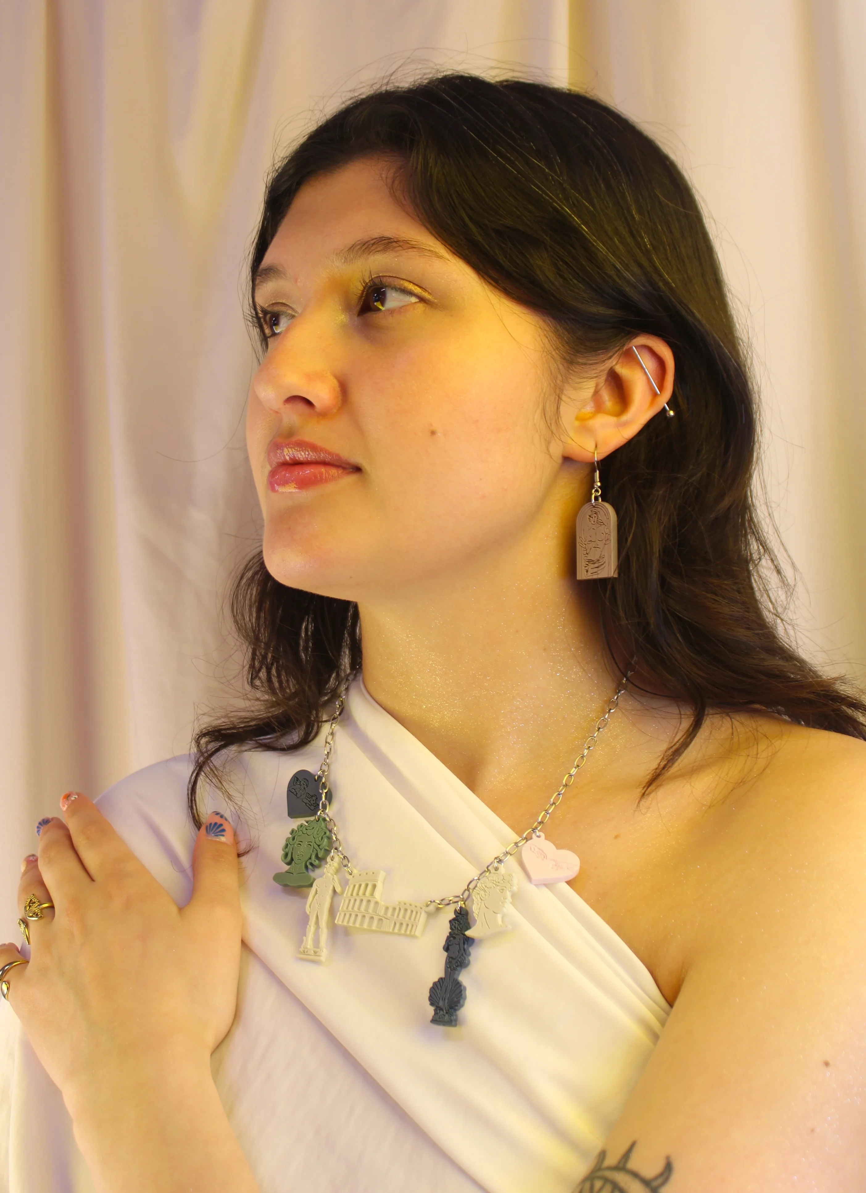 Venus De Milo Earrings - Lavender - Image 5