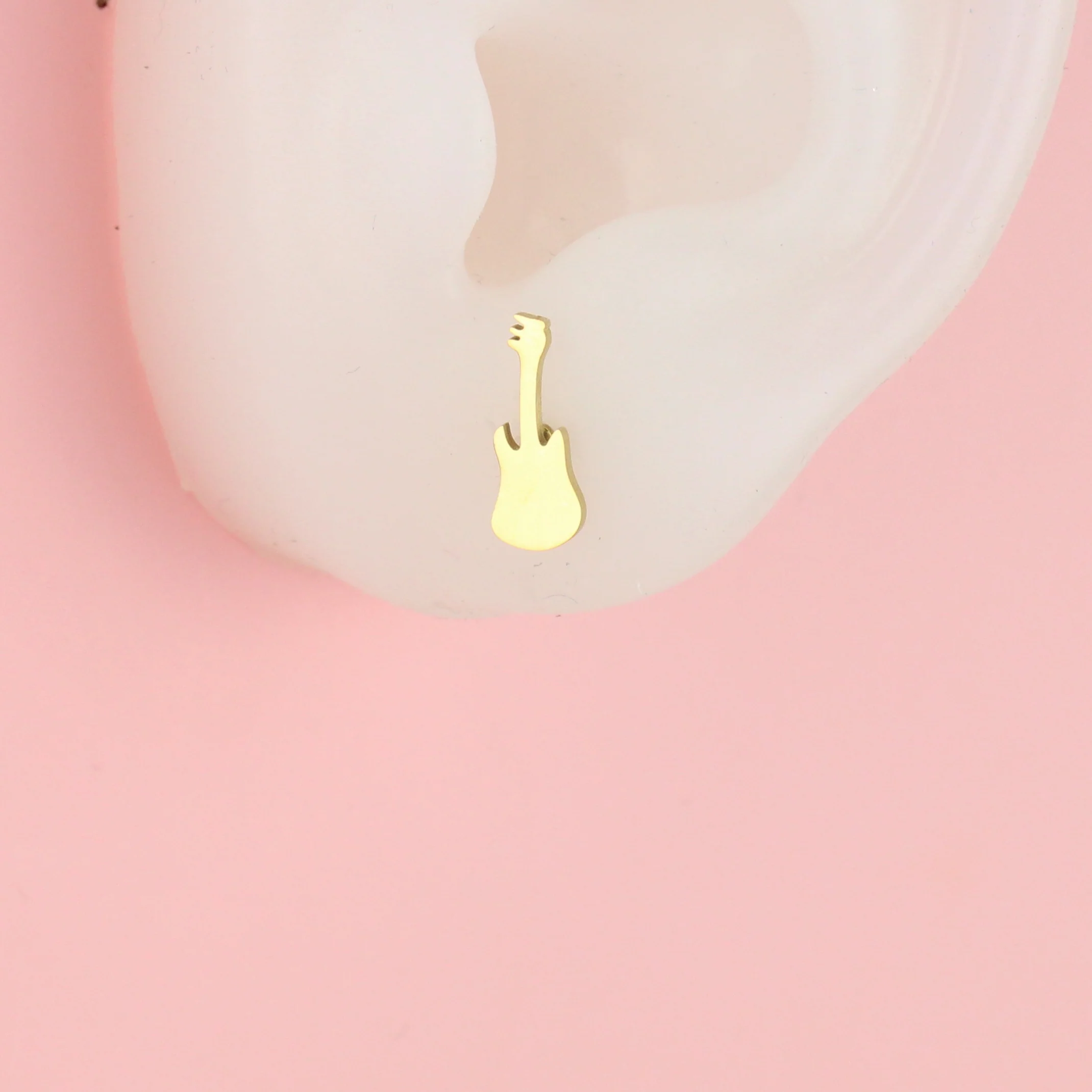 We Rock Stud Earrings (Gold Plated) - Image 4