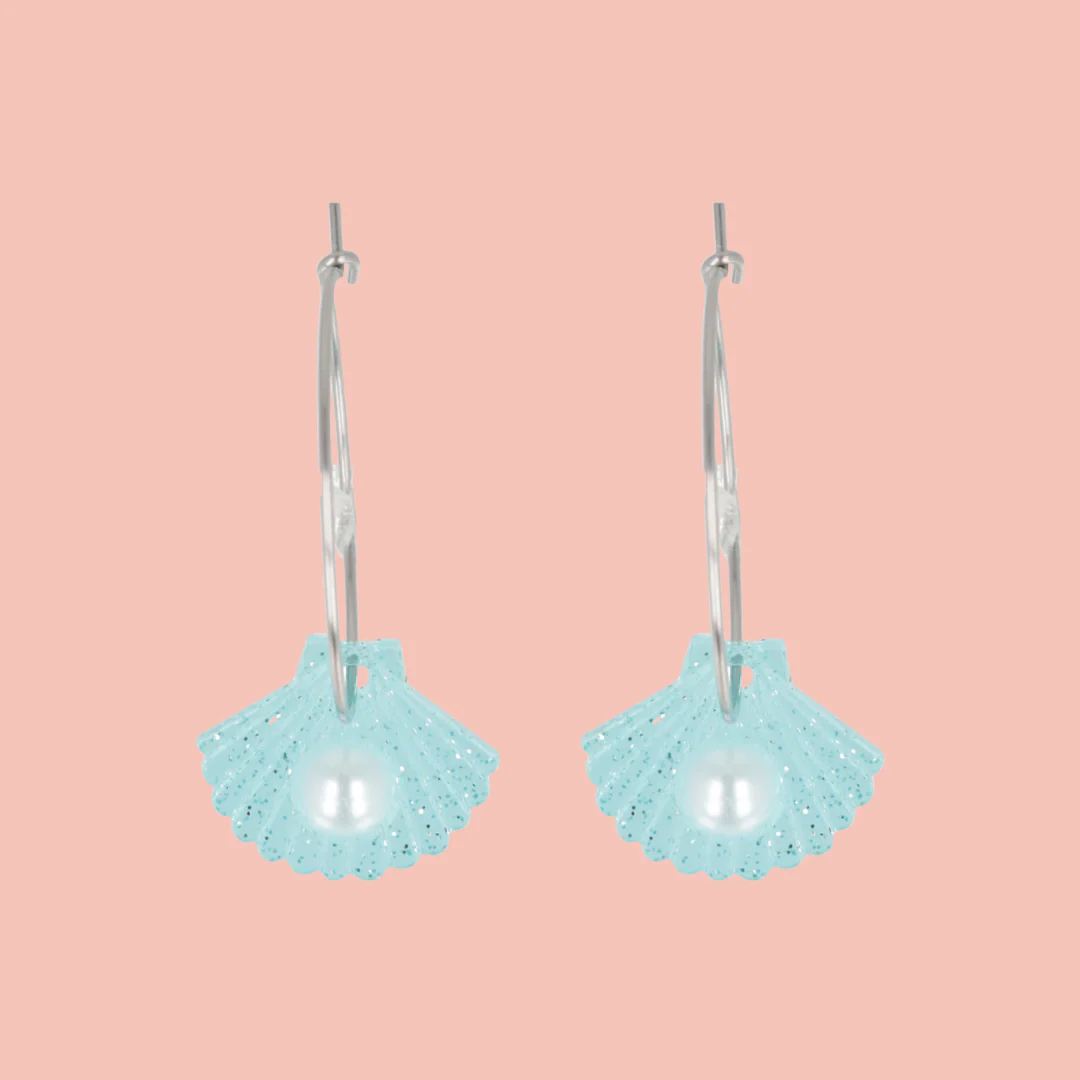What The Shelly Earrings - Blue - Image 2