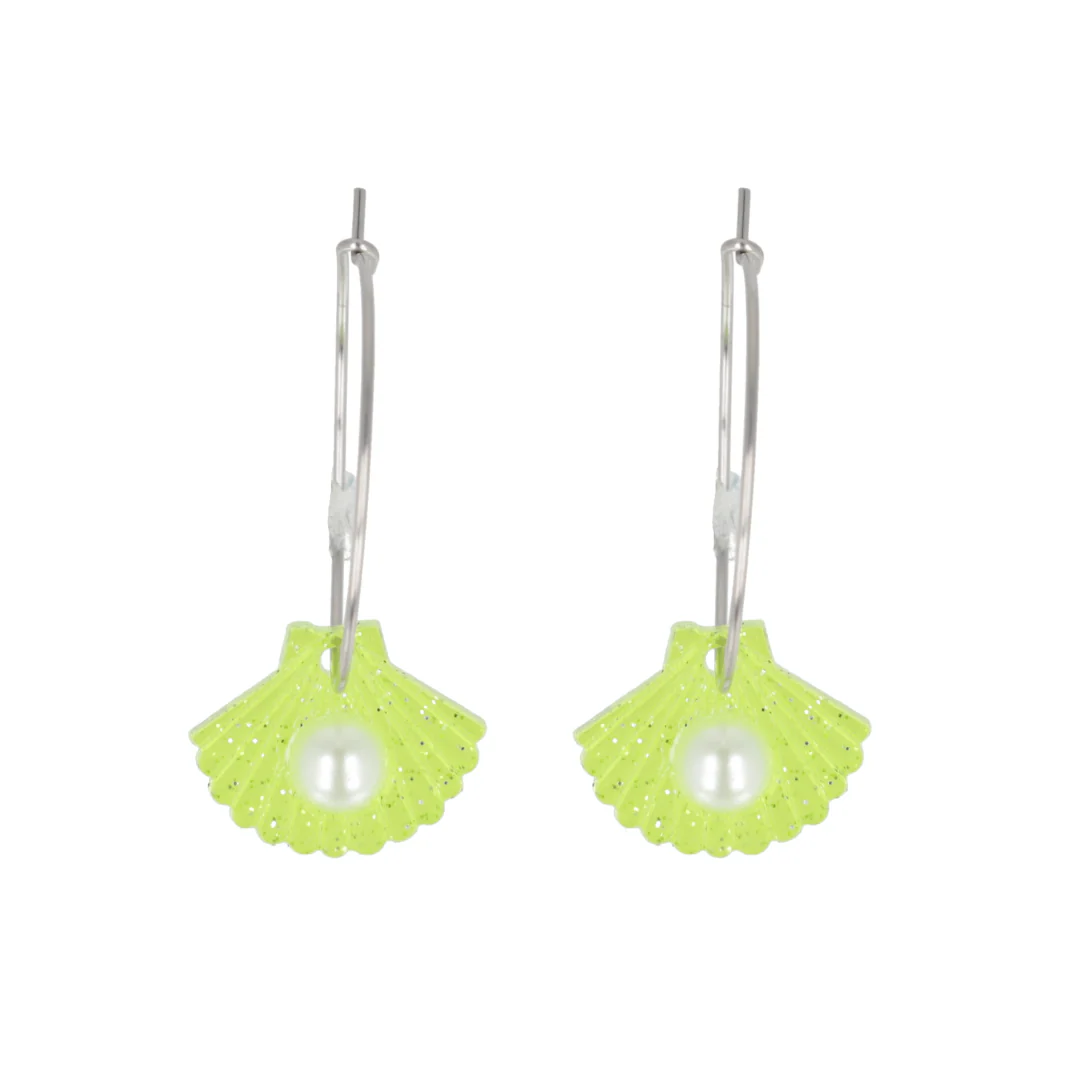 What The Shelly Earrings - Lime Green - Image 6