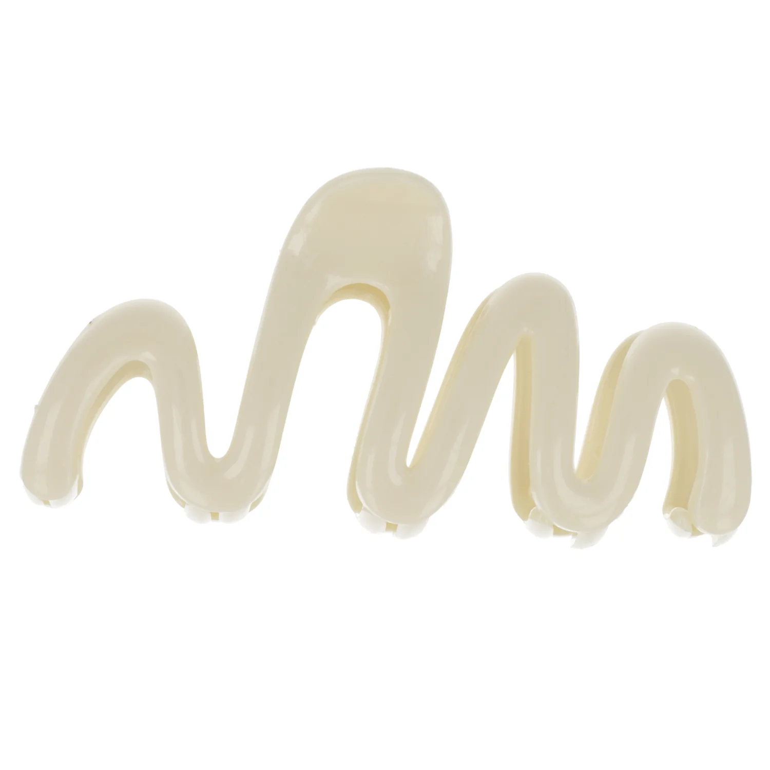 Whipped Cream Wavy Claw Clip - Image 3