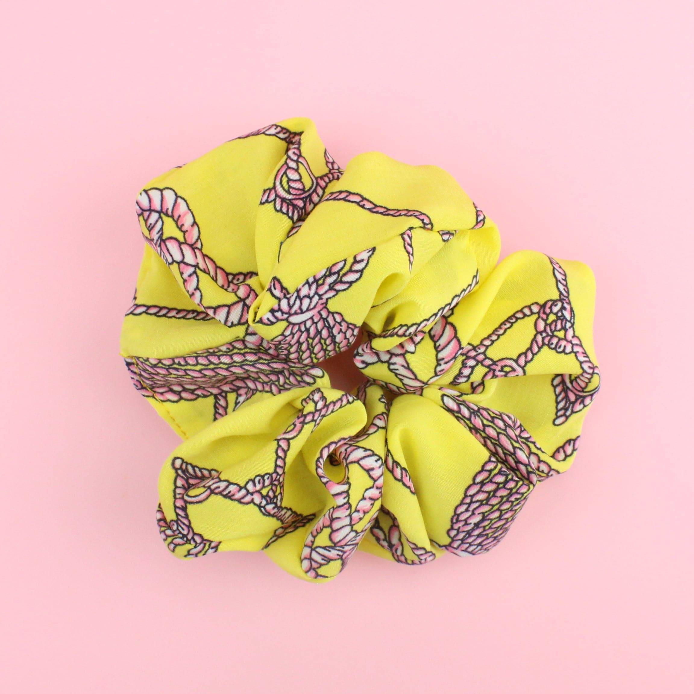 Yellow Rope Scrunchie - Image 2