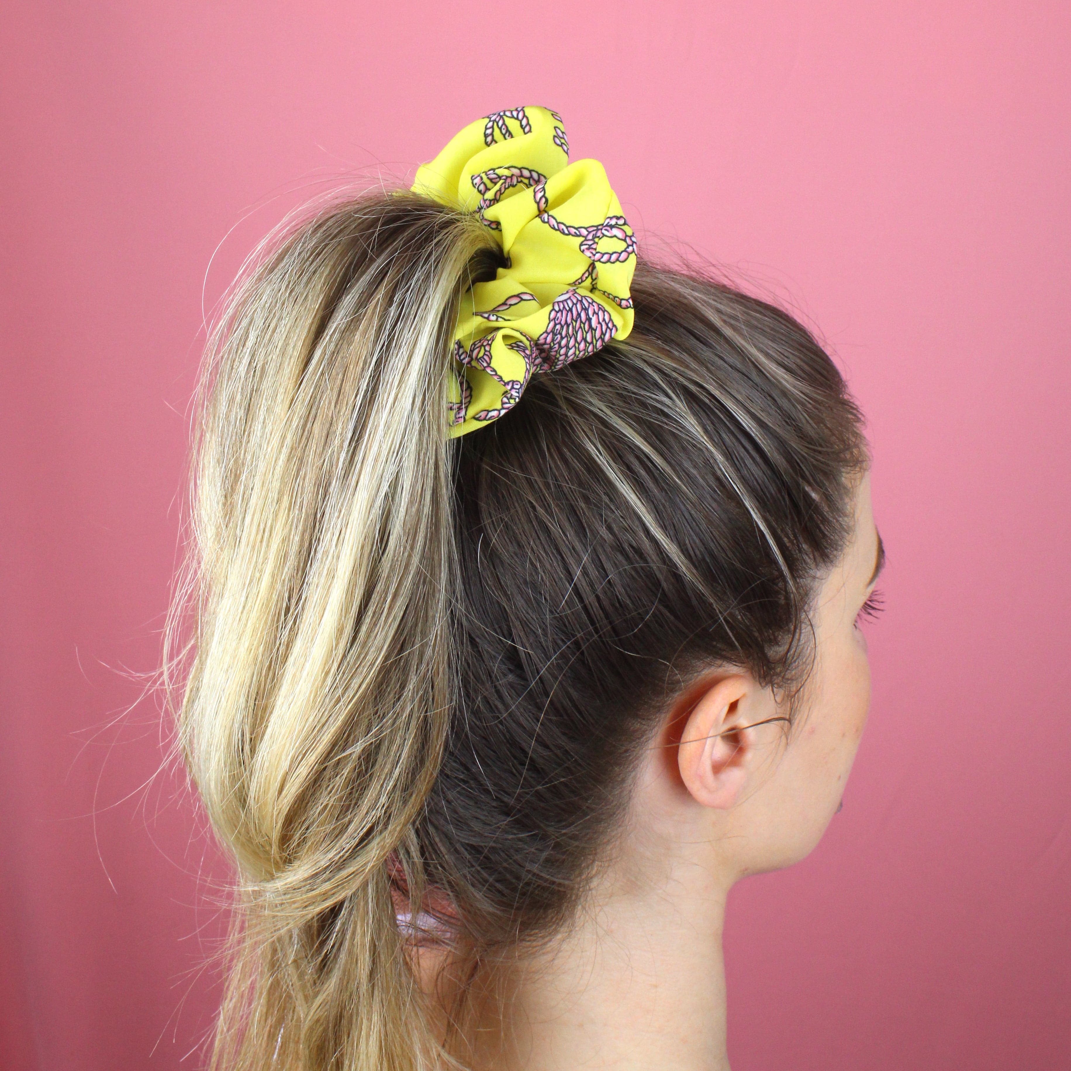 Yellow Rope Scrunchie - Image 3