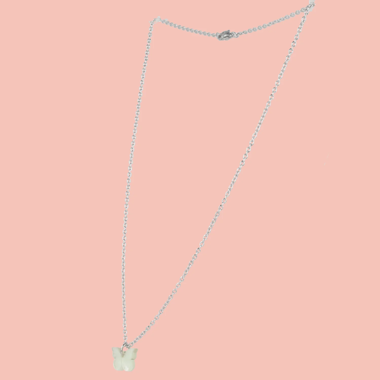 You're My Butterfly, Sugar Baby Necklace (Marble Green) - Image 4