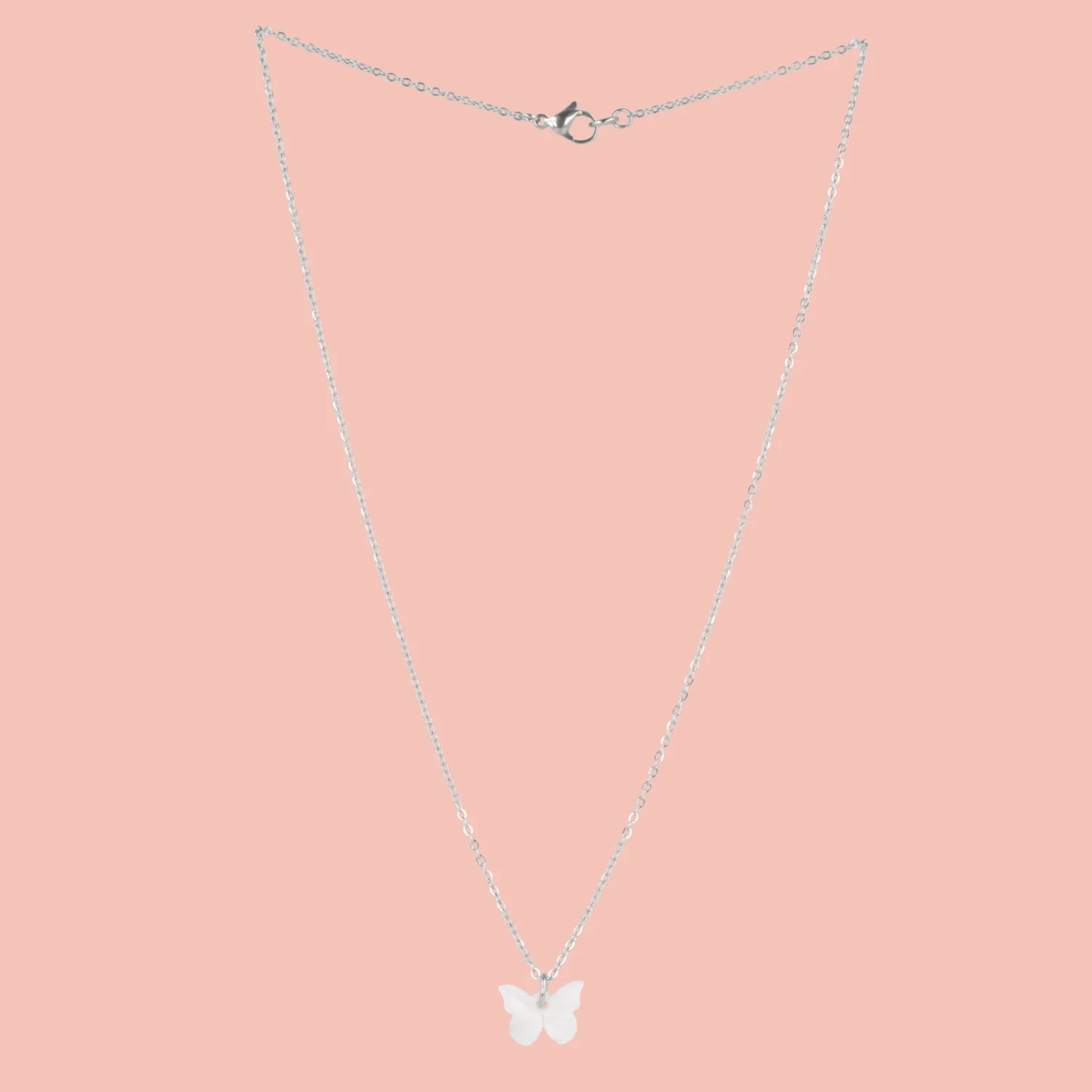 You're My Butterfly, Sugar Baby Necklace (White Marble) - Image 4